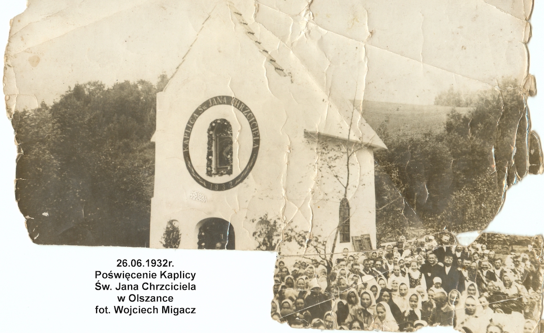 Poświęcenie Kaplicy w Olszance - rok 1932