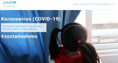 UNICEF uruchamia portal internetowy o koronawirusie