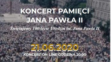 międzynarodowy koncert z okazji 100-lecia urodzin św. Jana Pawła II