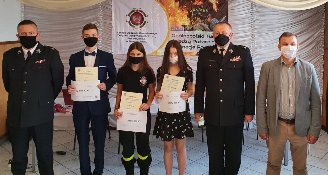Młodzież zapobiega pożarom - eliminacje powiatowe w Stadłach