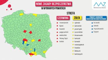 Powiat nowosądecki nie jest już czerwoną strefą.