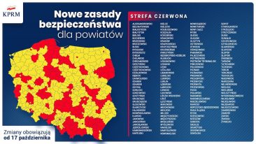 Nowe obostrzenia, powiat nowosądecki w czerwonej strefie
