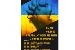 Podegrodzie. Parafialny dzień modlitw o pokój na Ukrainie
