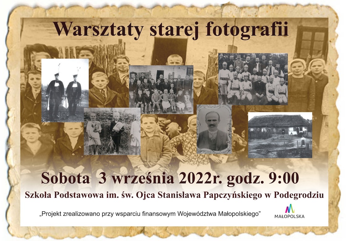 Warsztaty starej fotografii w Podegrodziu