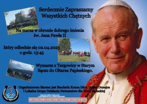 Marsz w obronie dobrego imienia św. Jana Pawła II