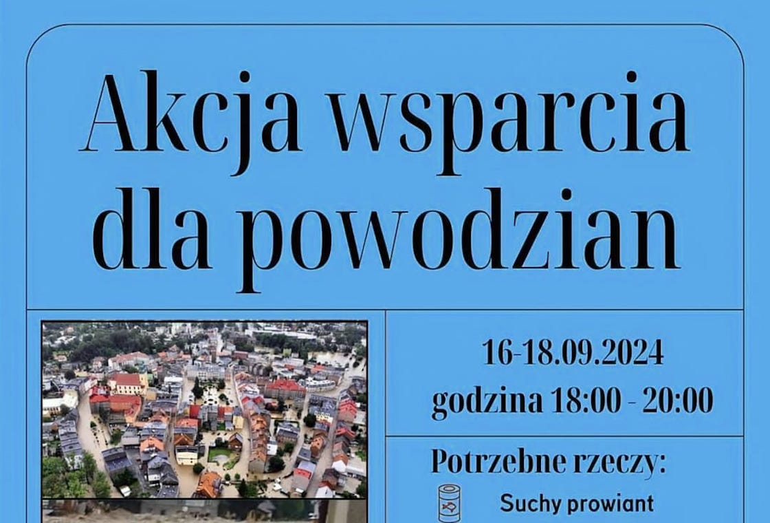 OSP Stadła organizuje pomoc dla powodzian