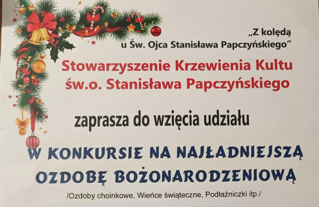 Z kolędą u Św. Ojca Stanisława Papczyńskiego