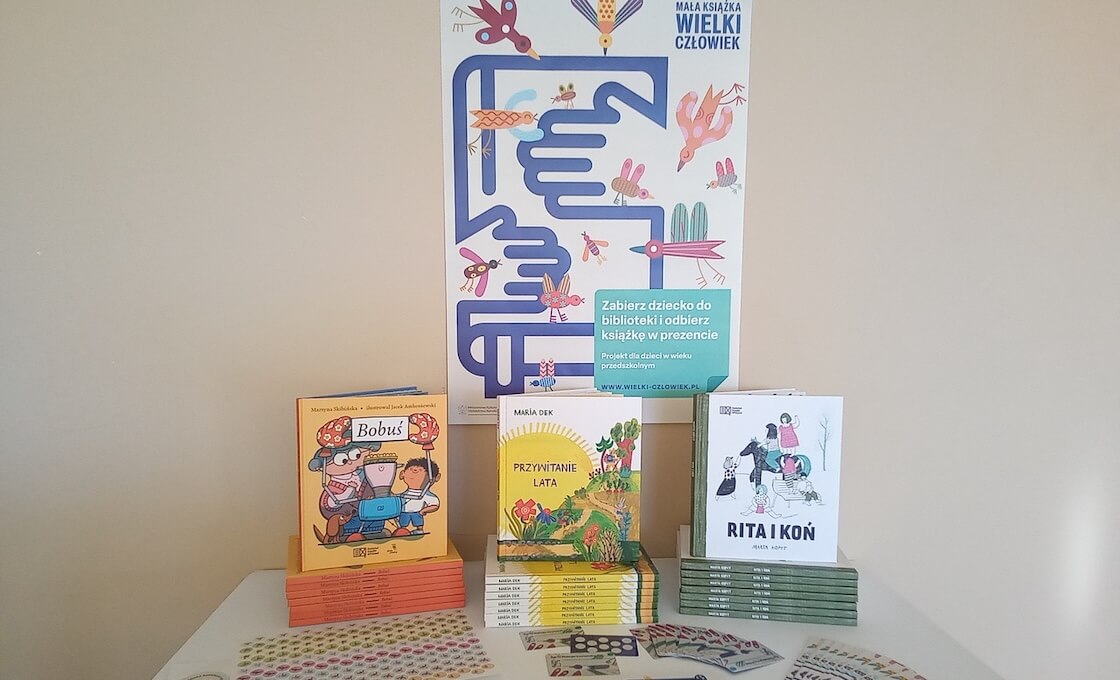 Akcja "Mała książka, wielki człowiek" W Gminnej Bibliotece w Podegrodziu