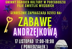 Zabawa Andrzejkowa w GOK Podegrodzie