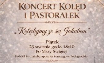 Koncert kolęd i pastorałek w Podegrodziu