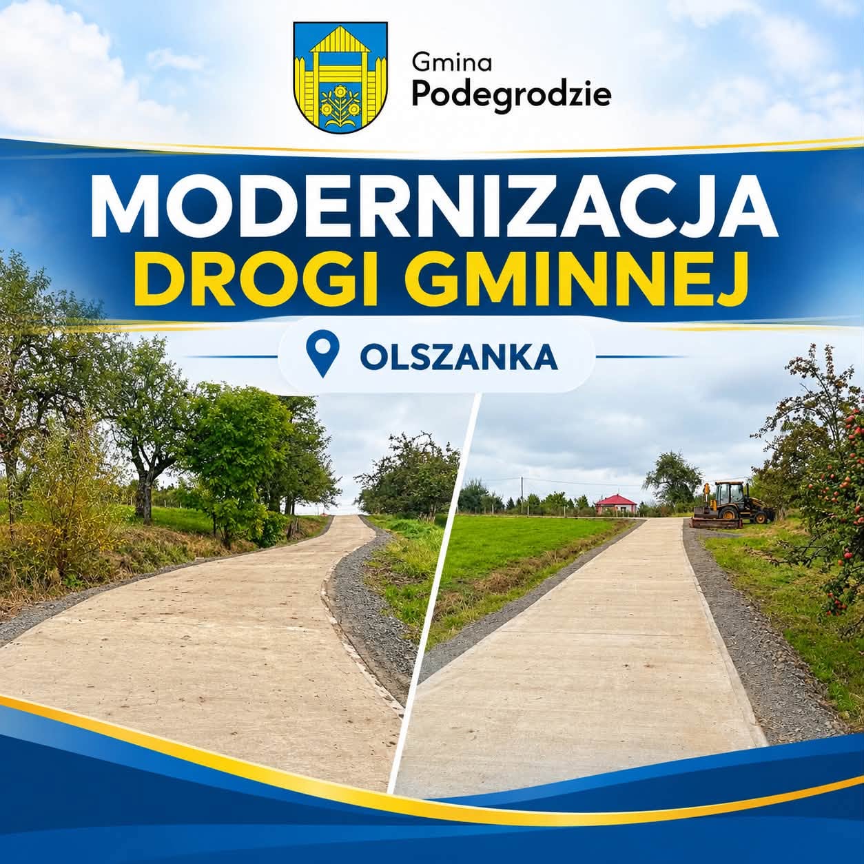 Modernizacja drogi gminnej Olszanka – Stancęcin