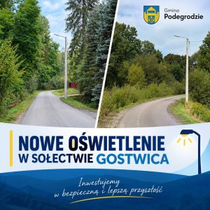 Nowe oświetlenie w sołectwie Gostwica