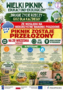 Zmiana terminu Pikniku Egologicznego