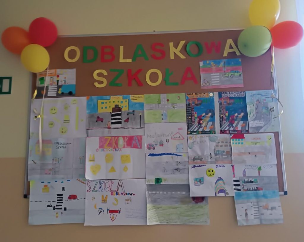 Akcje Szkoły Podstawowej im. św. Jadwigi Królowej Polski w Długołęce-Świerkli w ramach projektu „Odblaskowa Szkoła” – zdjęcie 6