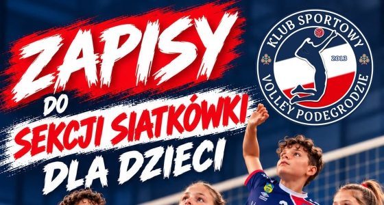 Zapisy do sekcji siatkówki dla dzieci – KS Volley Podegrodzie